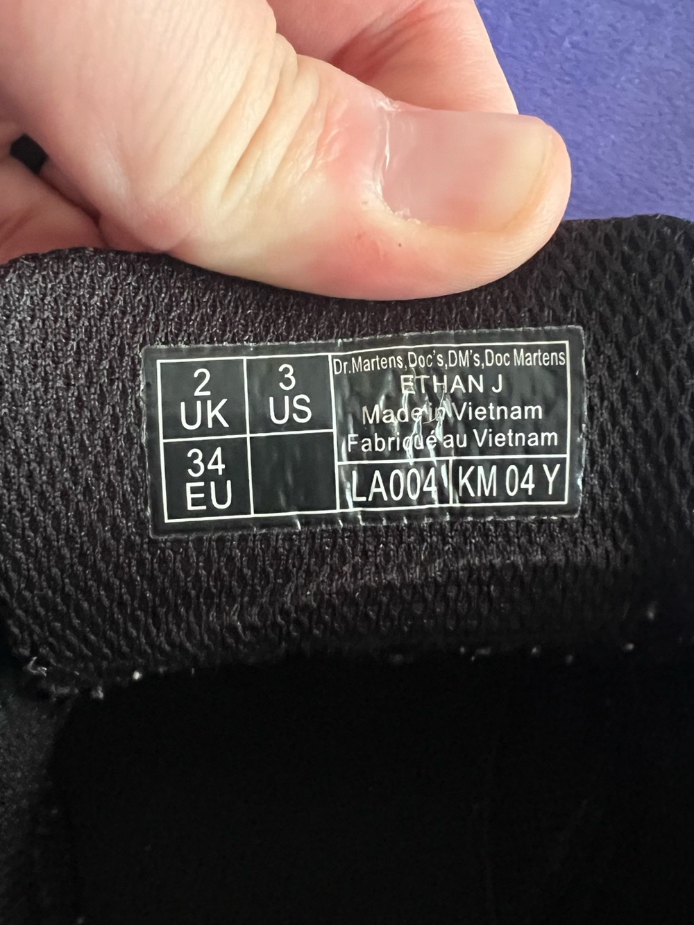 Dr. Martens Kid’s Collection Ethan (Little Kid/Big Kid) - Picture 12 of 12